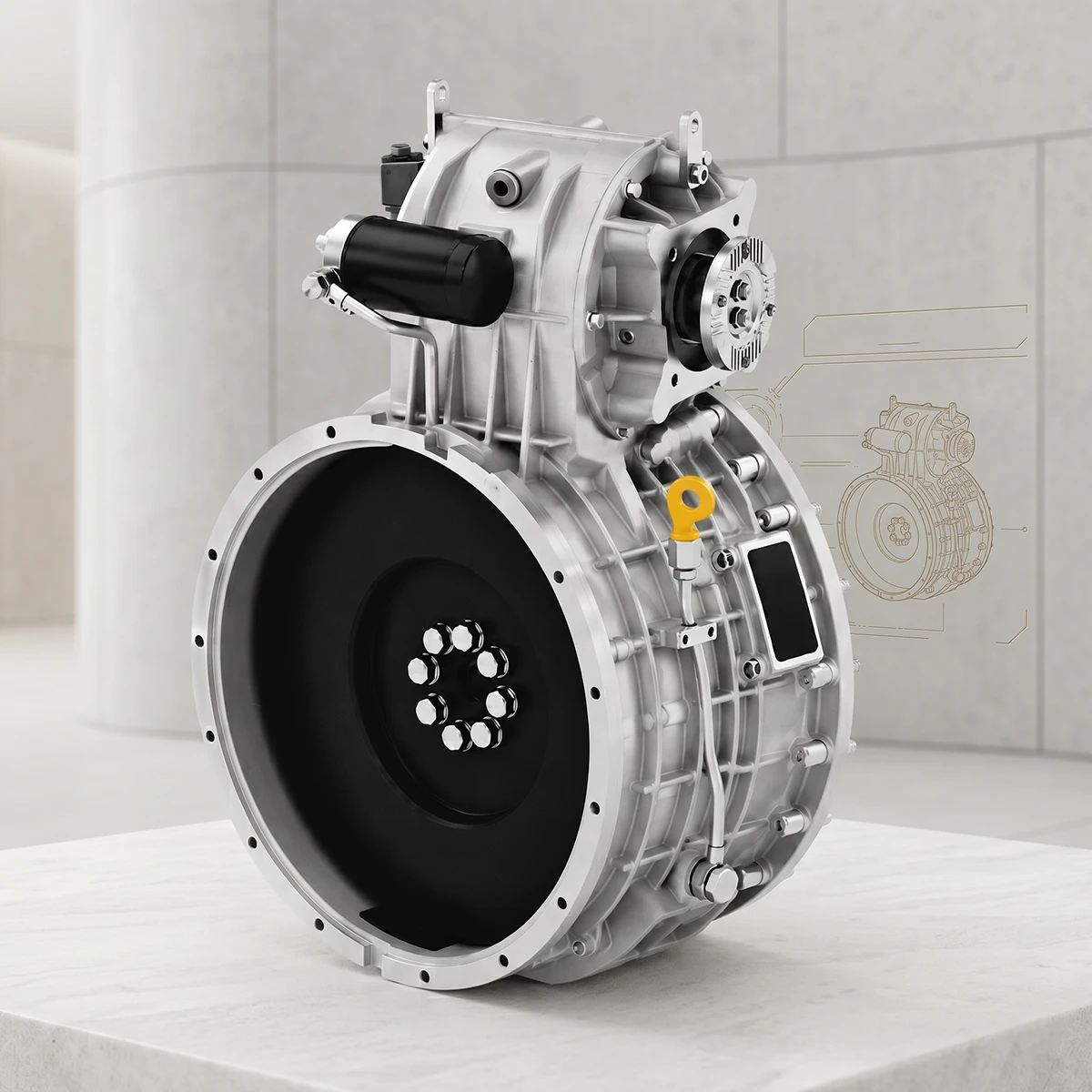 MERAJ Flywheel PTO power take-off system