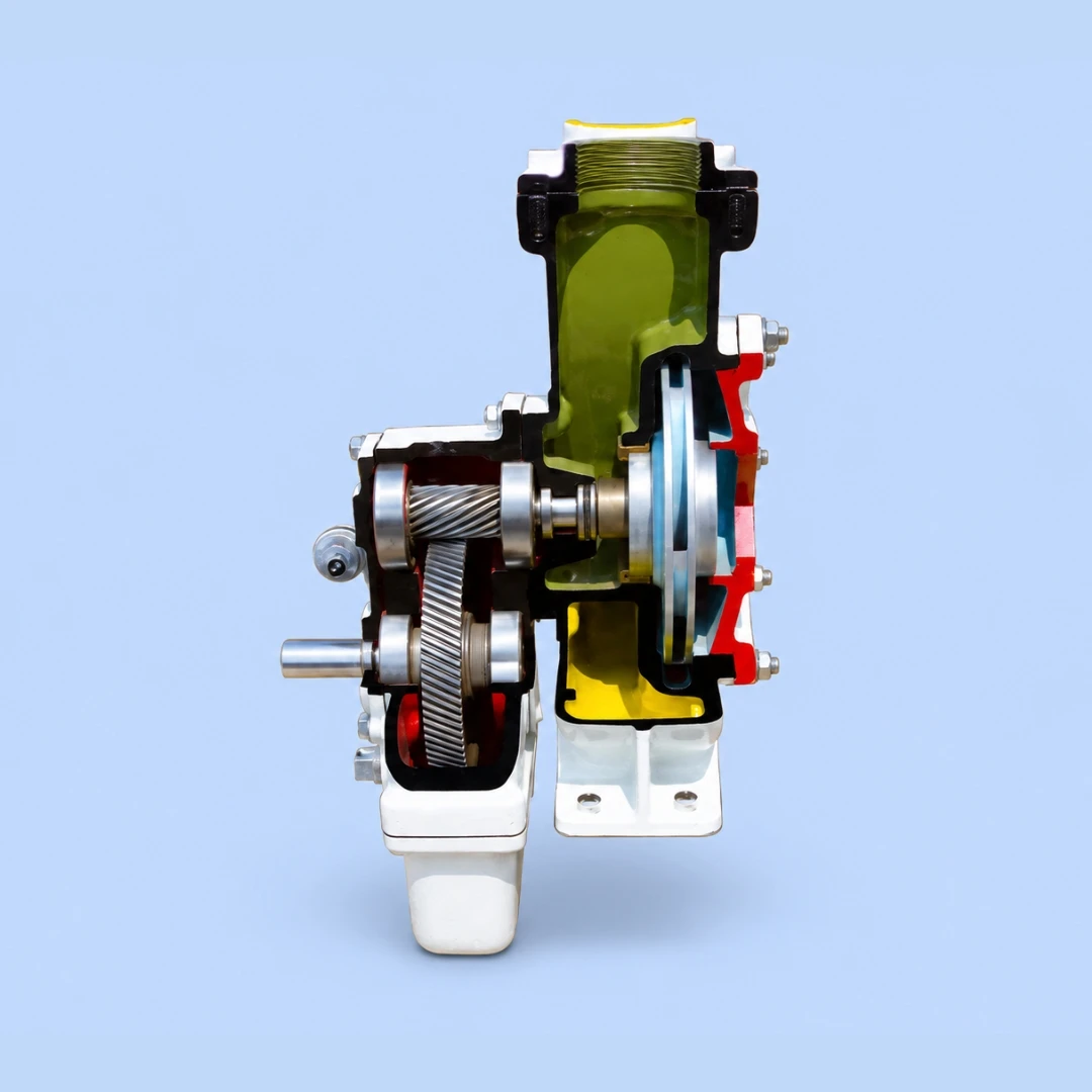 Meraj UT Series internal gear reducer cutaway